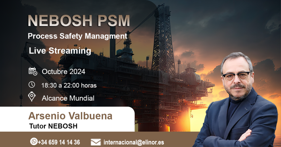 HSE+Nebosh Curso de Seguridad de Procesos en Live Streaming